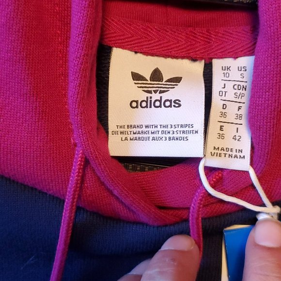 ADIDAS OVERSIZED CROPPED SWEATSHIRT - Picture 4 of 6